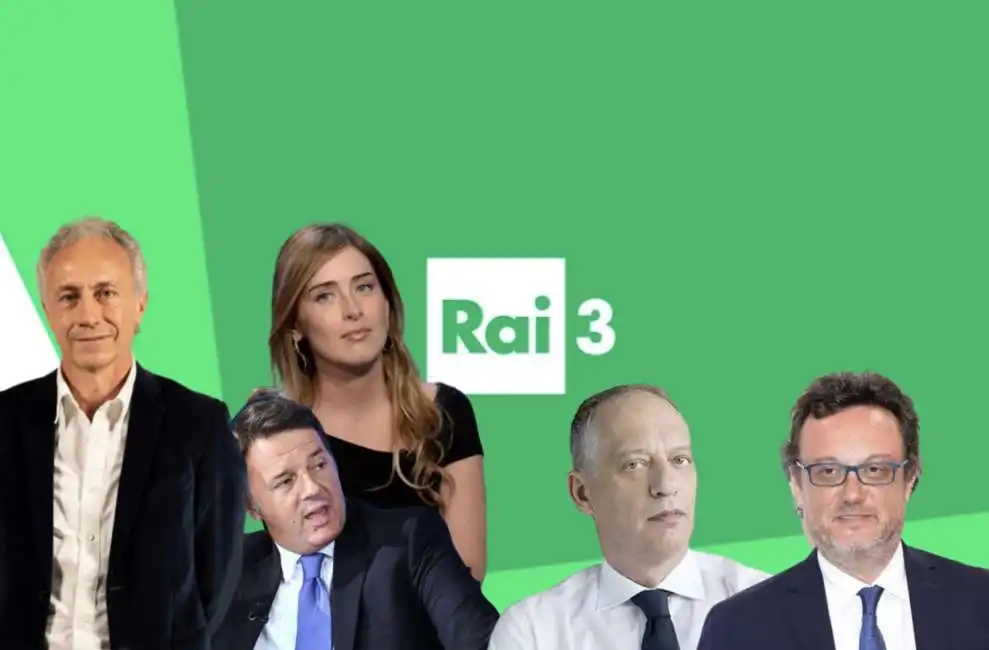 marco travaglio matteo renzi maria elena boschi mario orfeo peter gomez rai 3 