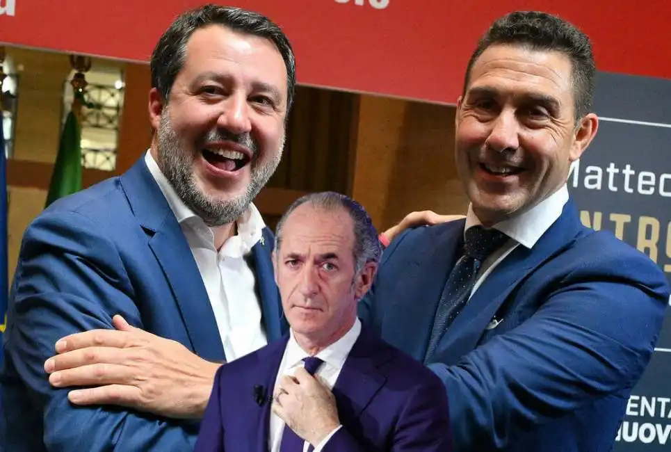 matteo salvini luca zaia generale roberto vannacci