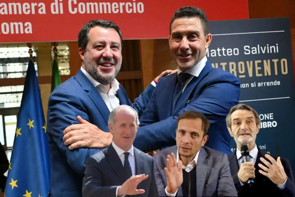 matteo salvini roberto vannacci fedriga fontana luca zaia