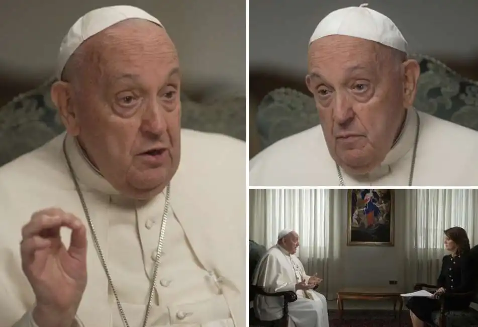 papa francesco intervistato da norah o donnell - 60 minutes. - - cbs bergoglio 