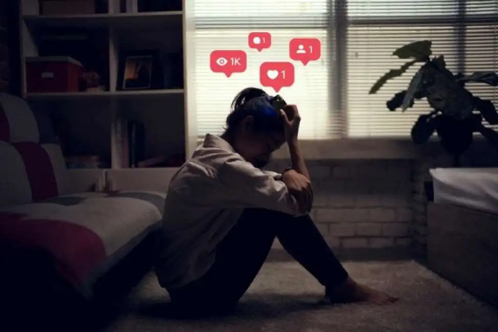 social media salute mentale depressione 