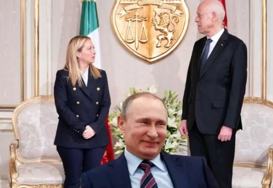 vladimir putin kais saied tunisia russia italia giorgia meloni