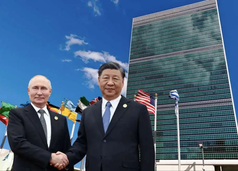 xi jinping vladimir putin palazzo di vetro onu 