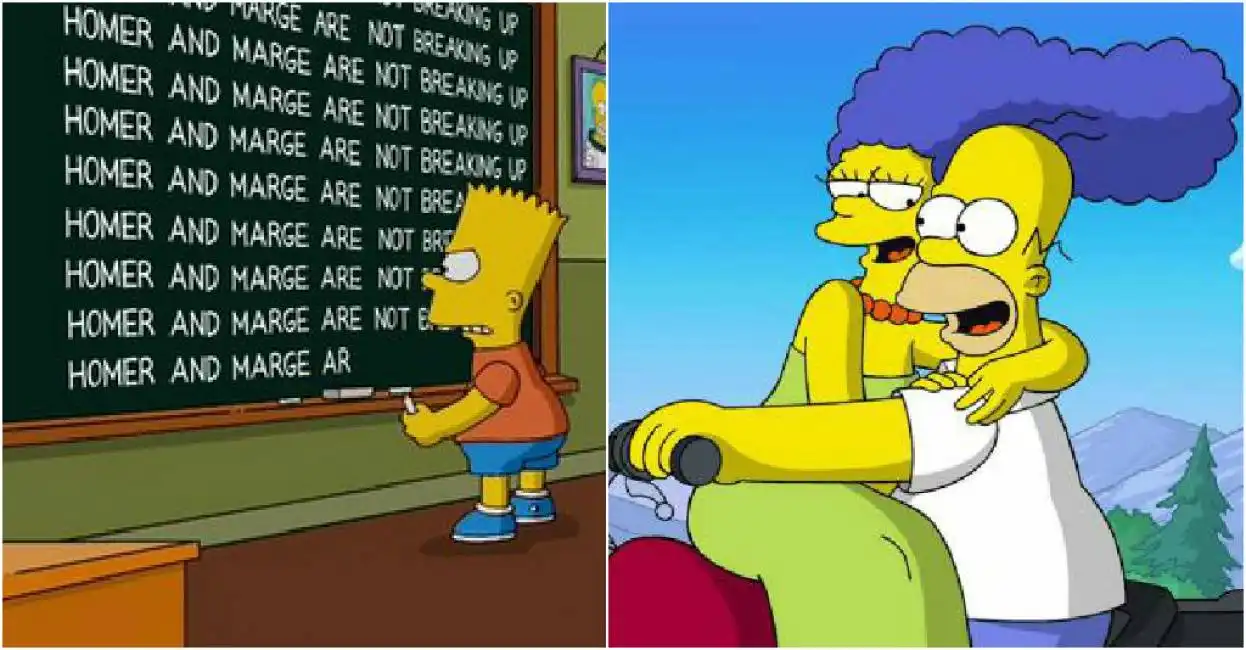 bart simpson marge homer