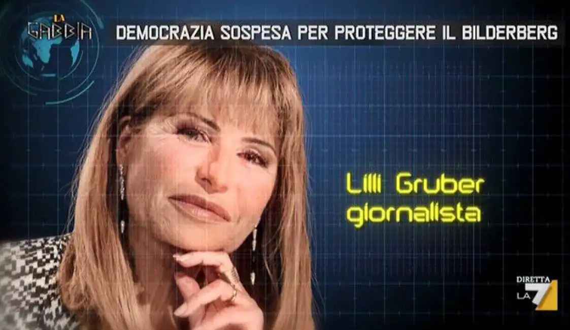 lilli gruber la gabbia paragone