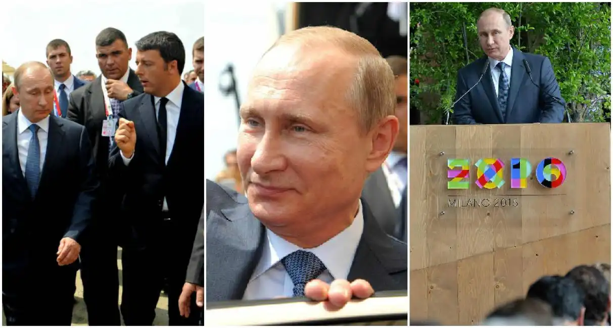 putin renzi expo milano