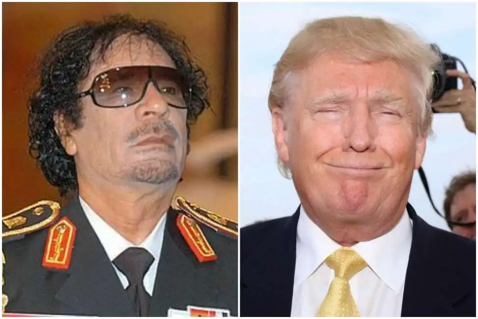 gheddafi trump