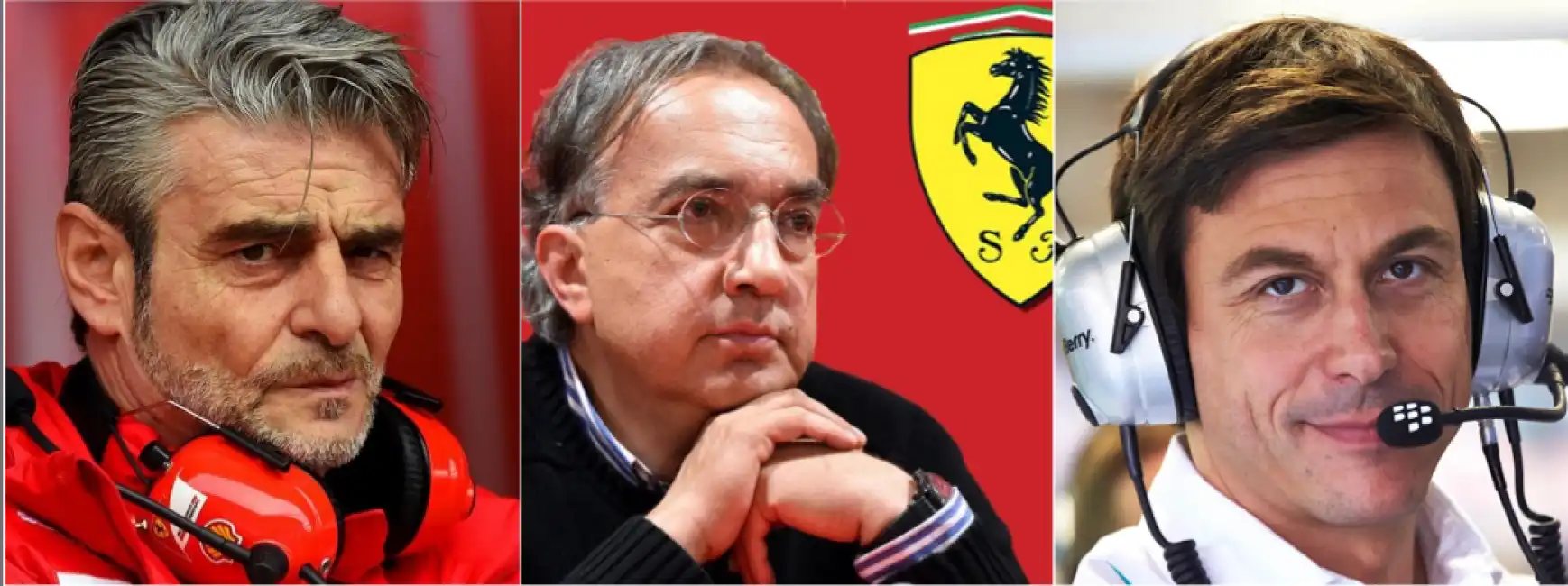 marchionne arrivabene wolff