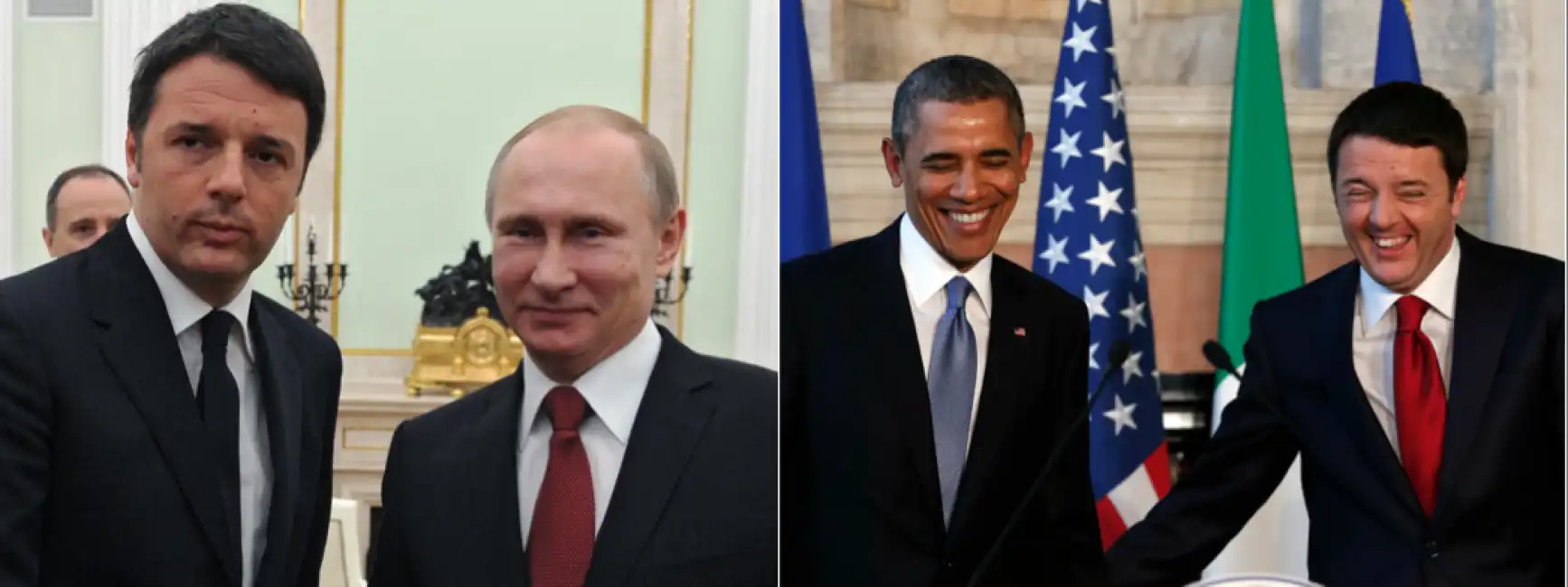 renzi putin obama