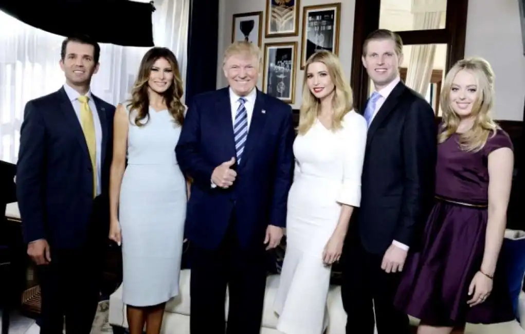 famiglia trump figli 