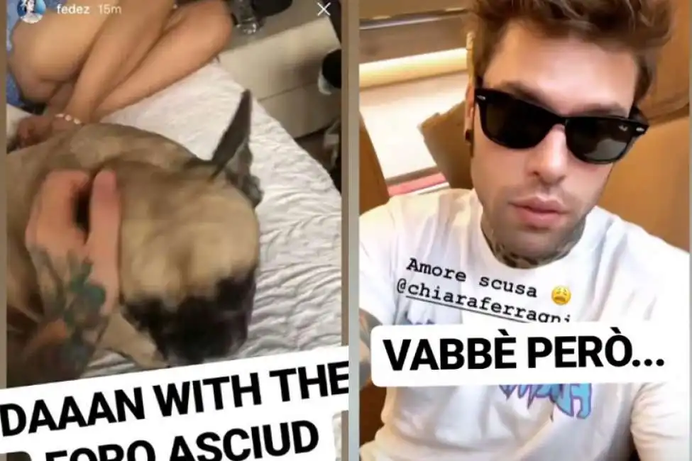 ferragni senza mutande fedez