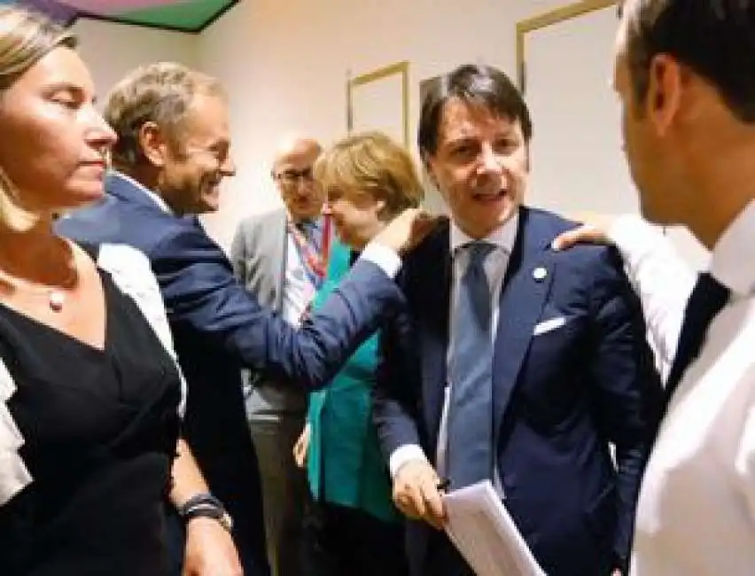 giuseppe conte tusk mogherini