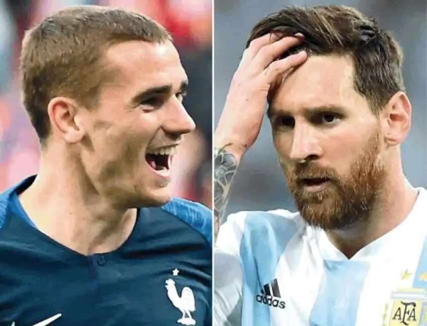 griezmann messi argentina francia