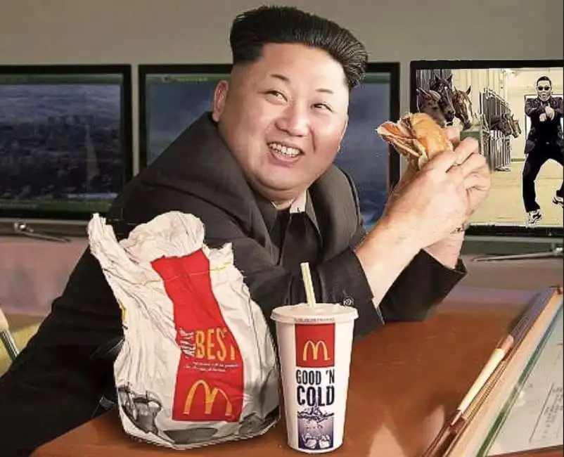 kim jong un mc donald's