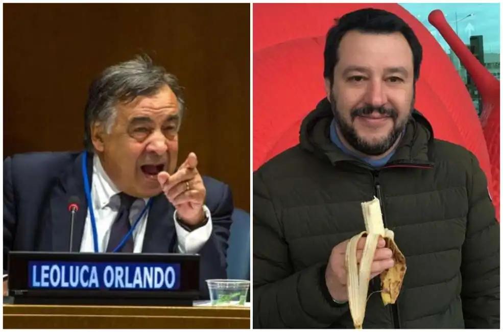 leoluca orlando matteo salvini