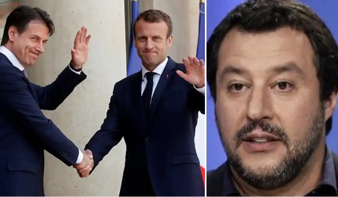 macron conte salvini