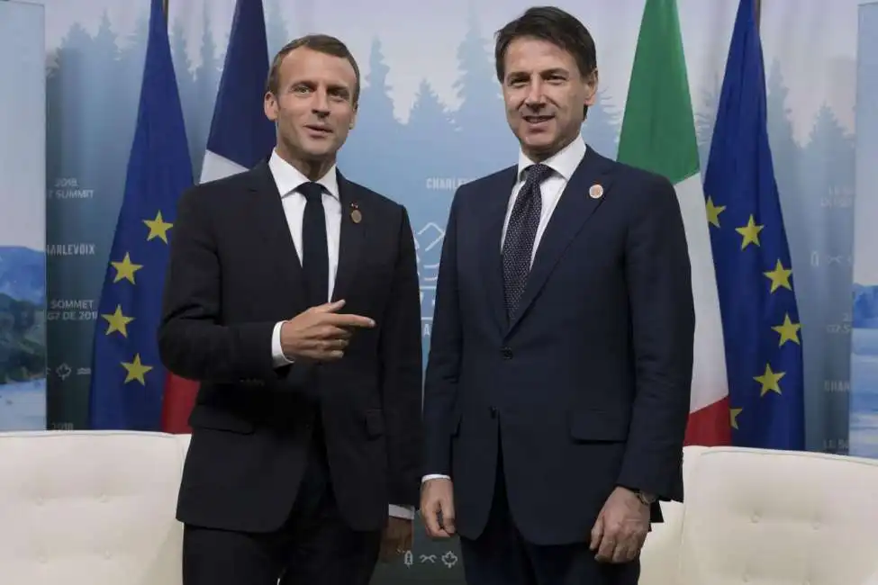 macron giuseppe conte