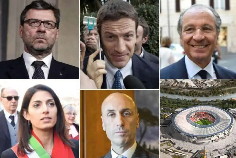 raggi lanzalone giorgetti parnasi bisignani stadio roma