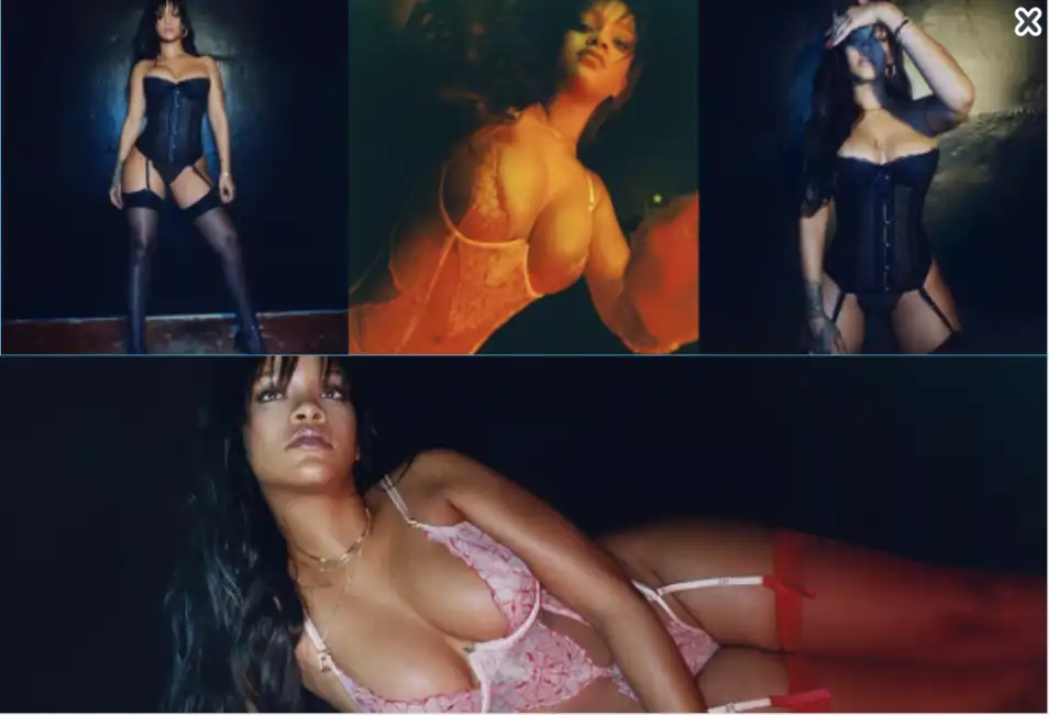 rihanna lingerie 