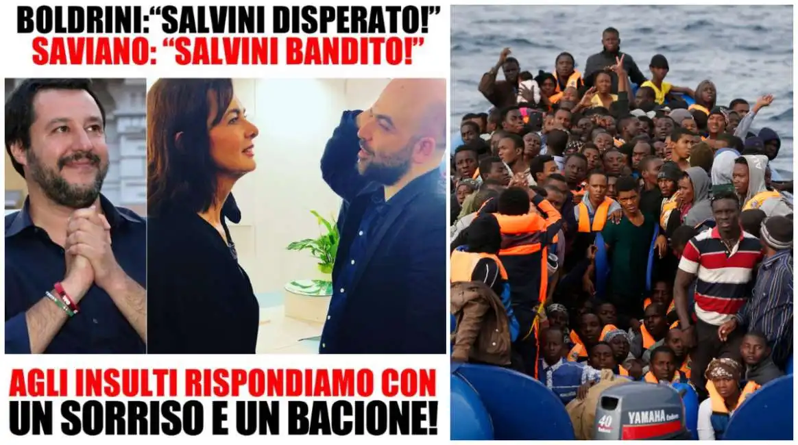 salvini boldrini saviano