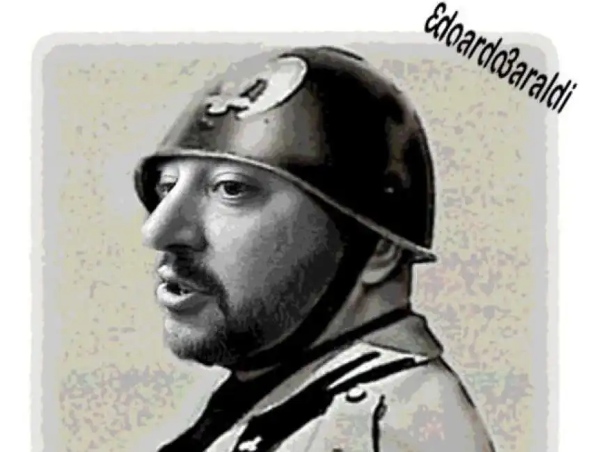 salvini duce mussolini