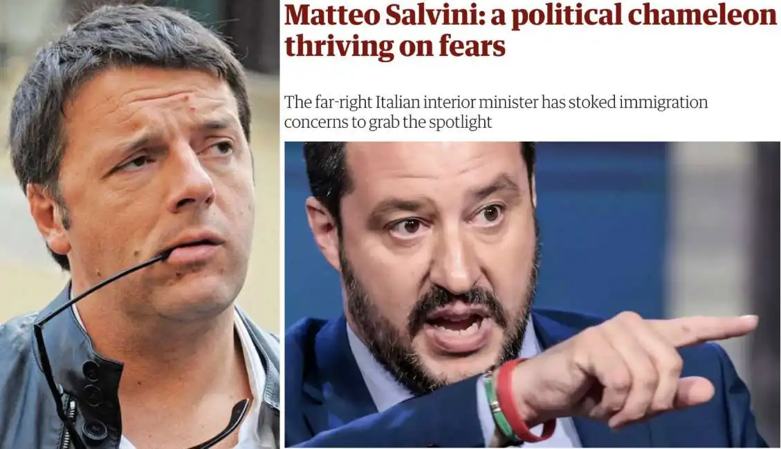 salvini guardian renzi