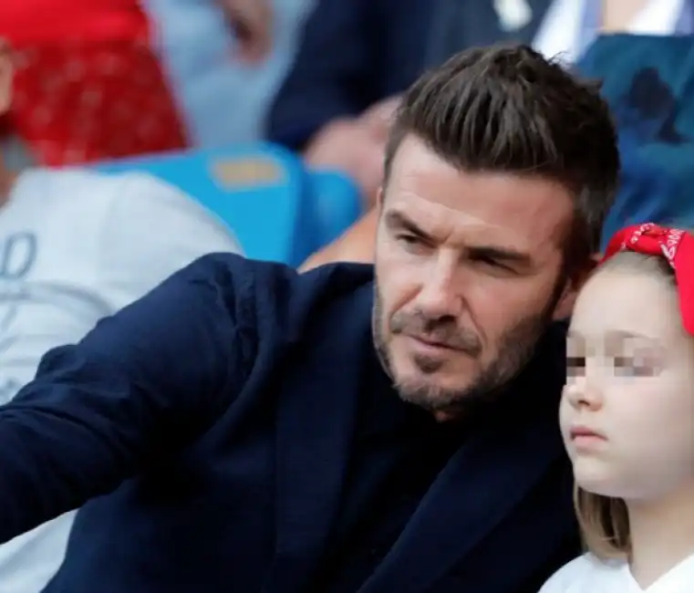 beckham e la figlia