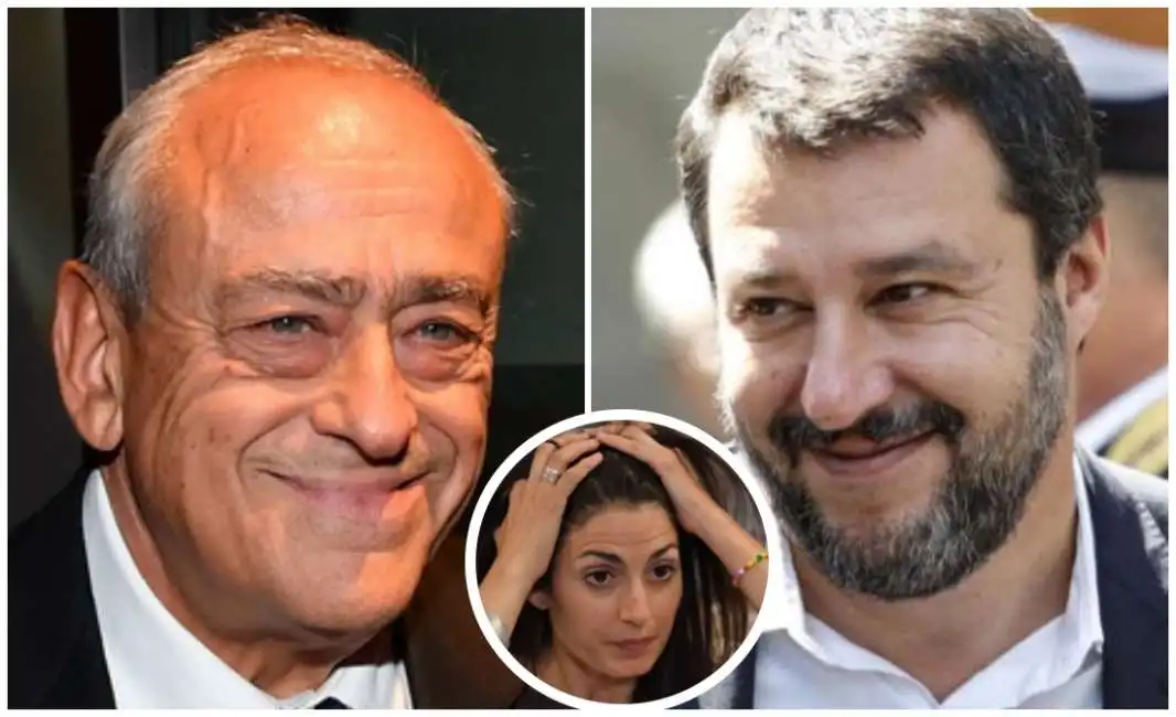 francesco gaetano caltagirone matteo salvini virginia raggi