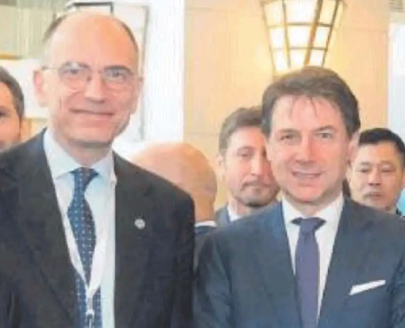 giuseppe conte enrico letta