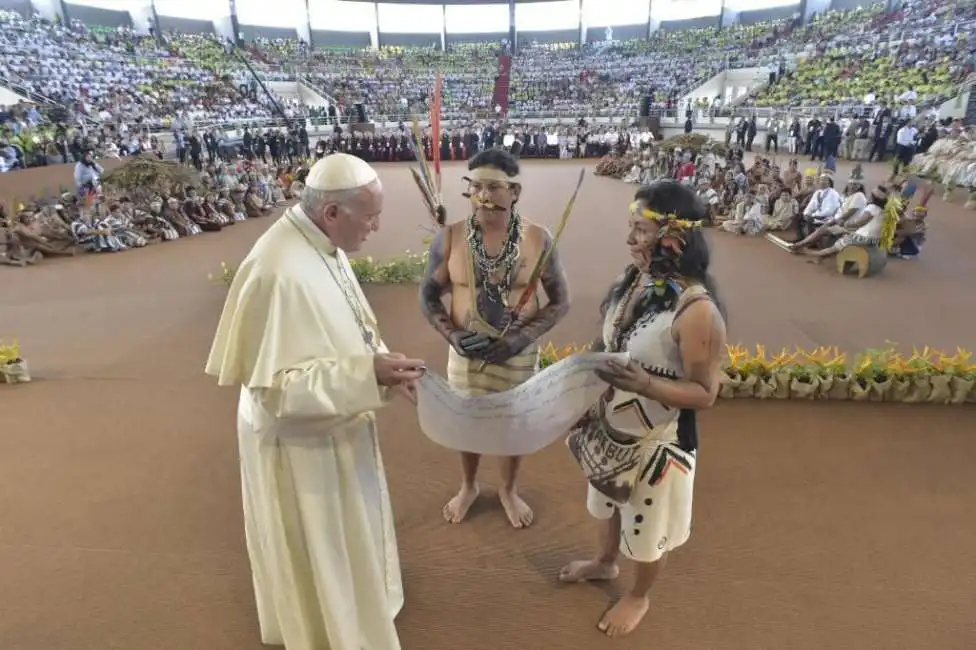 il papa in amazzonia