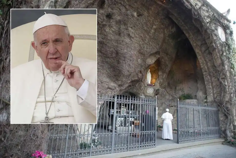 papa bergoglio lourdes