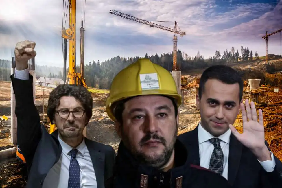 sblocca cantieri luigi di maio matteo salvini danilo toninelli