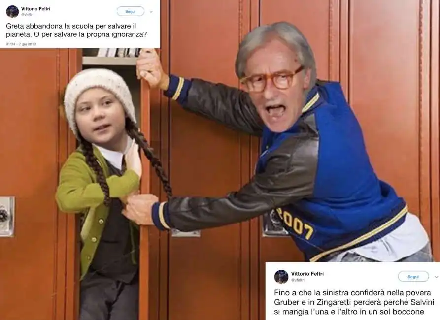 vittorio feltri greta thunberg lilli gruber