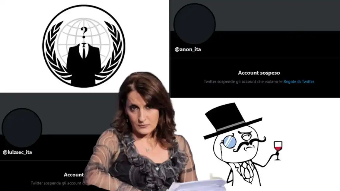 anonymous e lulzsec sospesi da twitter carla ruocco