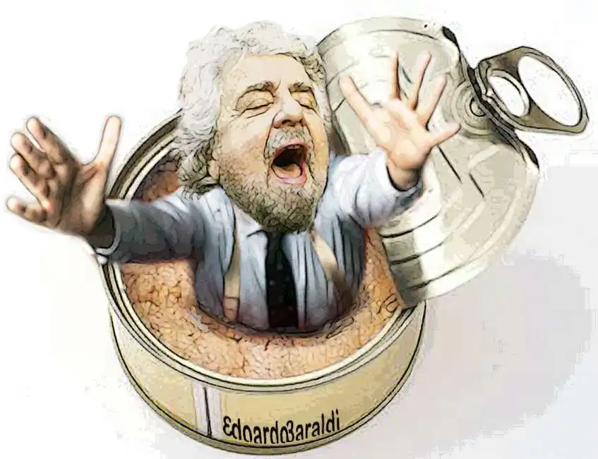 beppe grillo scatoletta di tonno