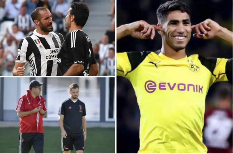 buffon chiellini hakimi