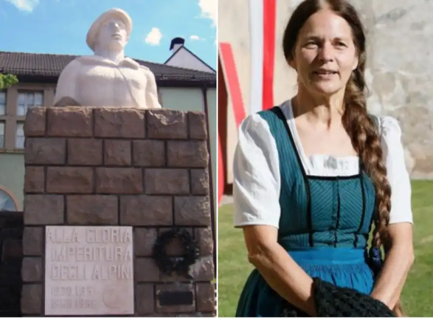 eva klotz monumento all'alpino di brunico