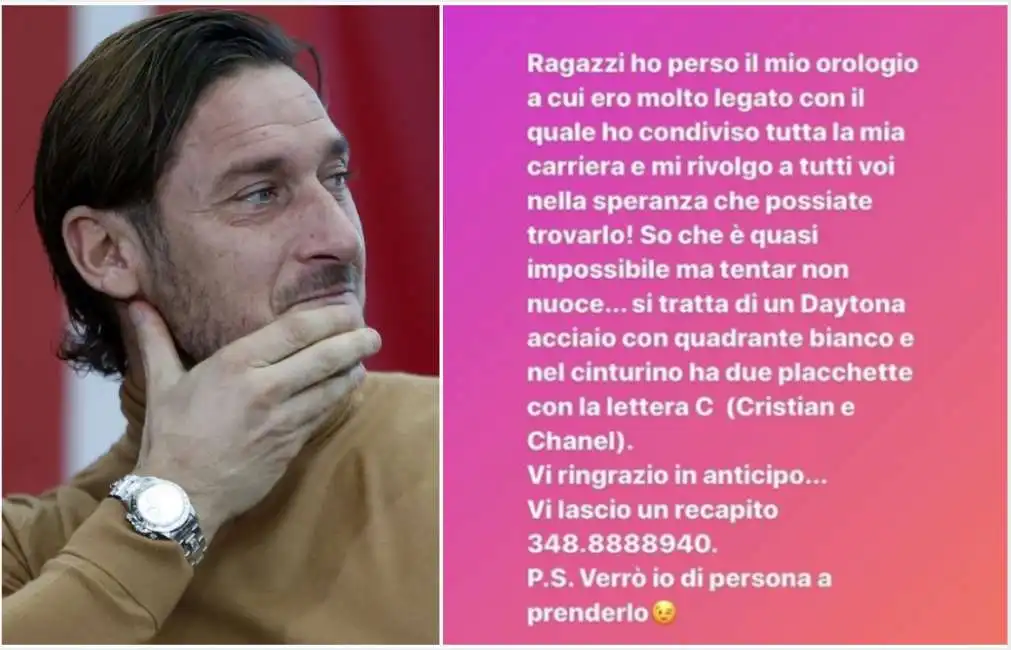 francesco totti rolex