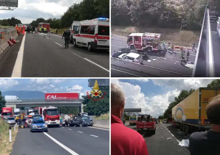 incidente in autostrada - arezzo