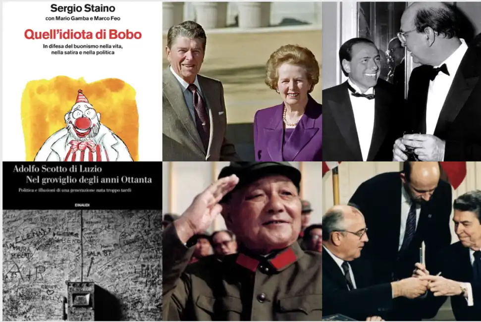 staino craxi reagan 80