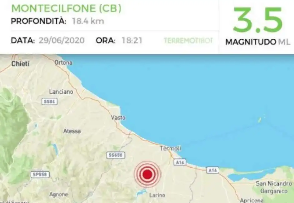 terremoto in molise