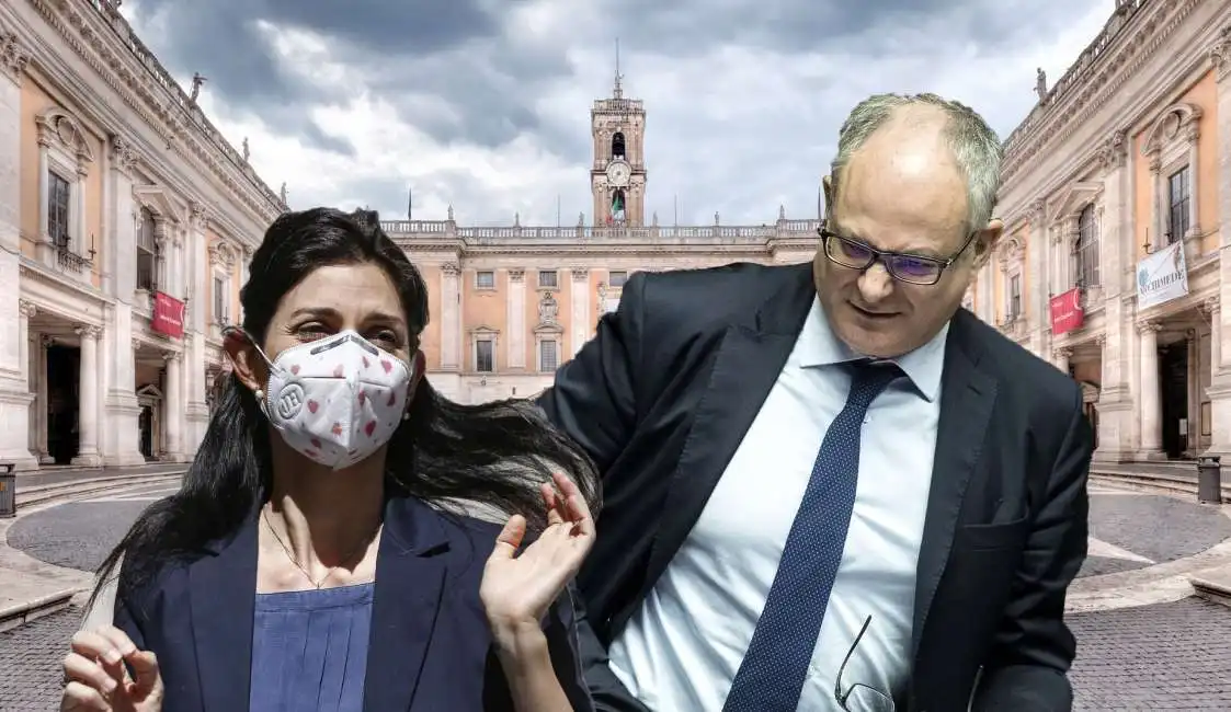 virginia raggi roberto gualtieri campidoglio