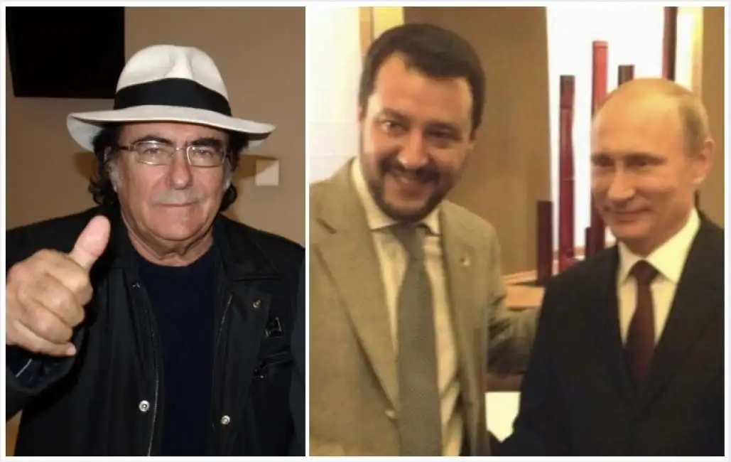 al bano salvini e putin