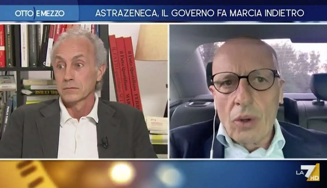 alessandro sallusti vs. marco travaglio a otto e mezzo