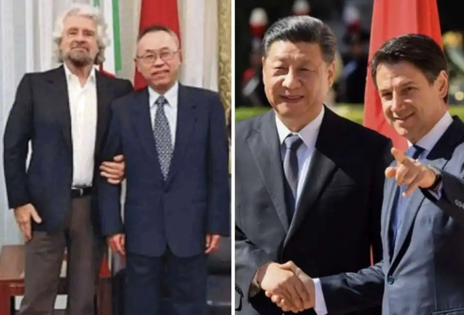 beppe grillo li junhua giuseppe conte xi jinping