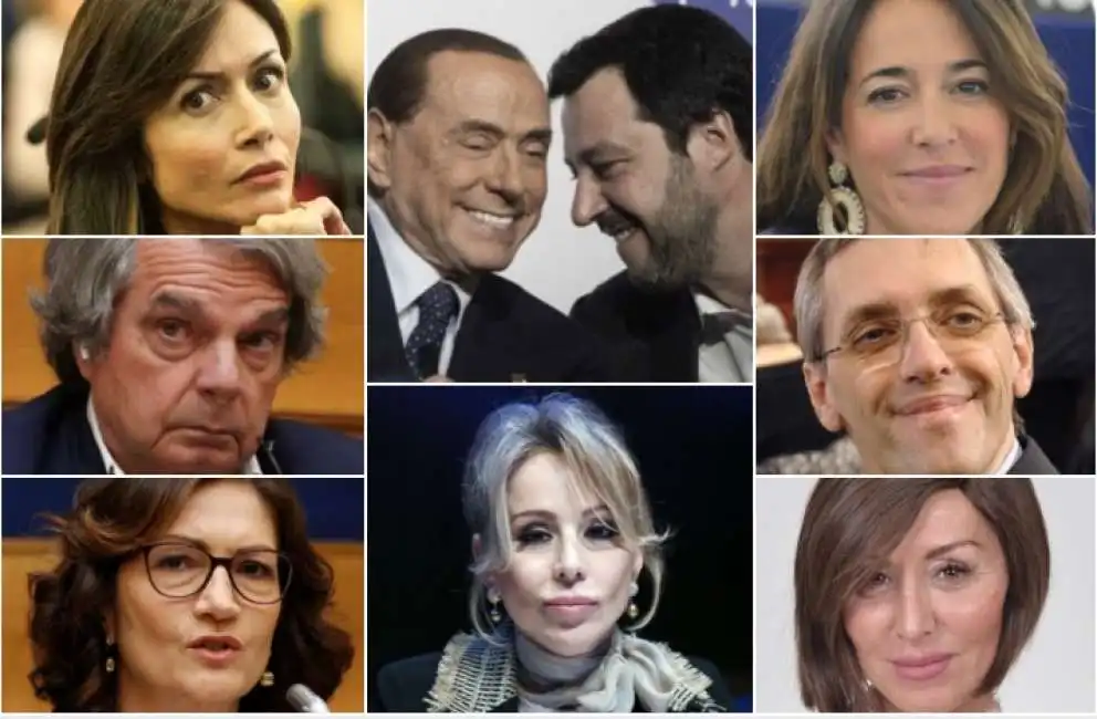 berlusconi salvini forza italia carfagna gelmini ronzulli brunetta ghedini bernini