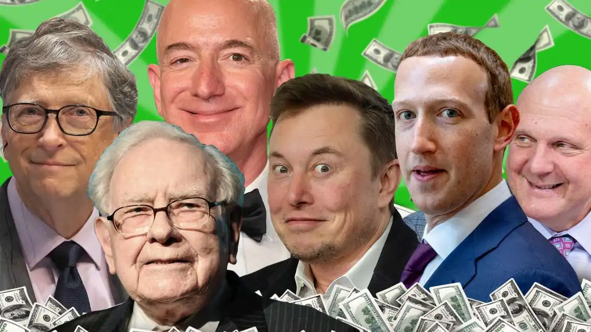 bezos buffett musk zuckerberg