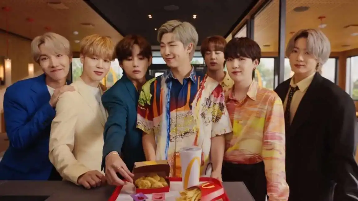 bts e mcdonalds