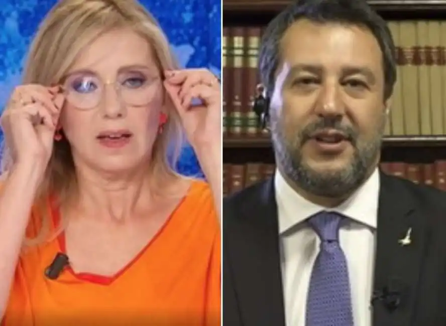 concita de gregorio e matteo salvini