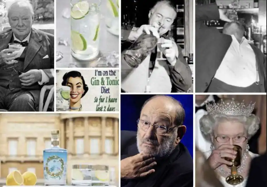 gin gin tonic umberto eco winston churchill regina elisabetta